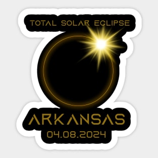 Total-Solar-Eclipse-2024-Arkansas Sticker